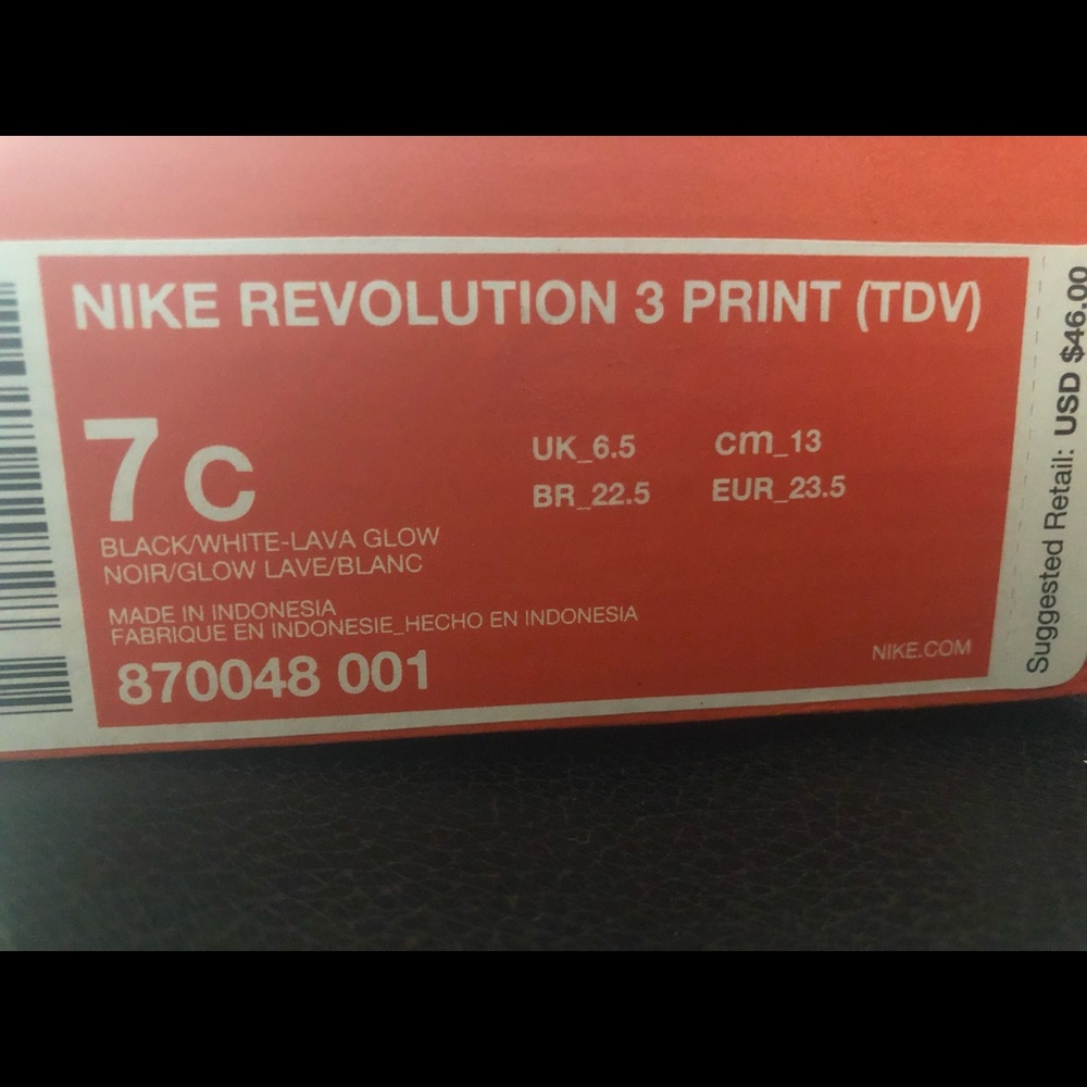 Little girls Nikes